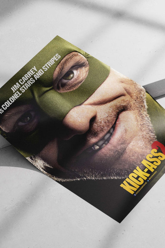 Colonel Stars and Stripes (from Kick-Ass 2) Main Subject: Colonel Stars and Stripes (from Kick-Ass 2) Matte poster print —
