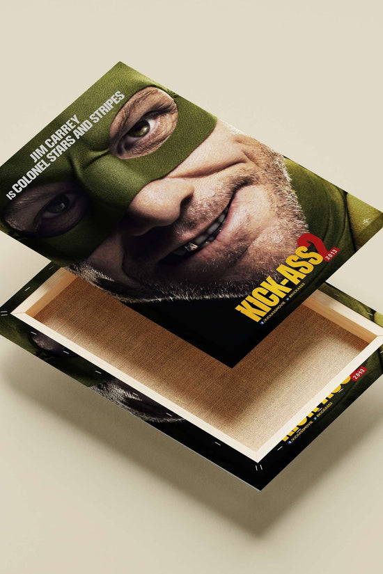 Colonel Stars and Stripes (from Kick-Ass 2) Main Subject: Colonel Stars and Stripes (from Kick-Ass 2) Canvas wall art —