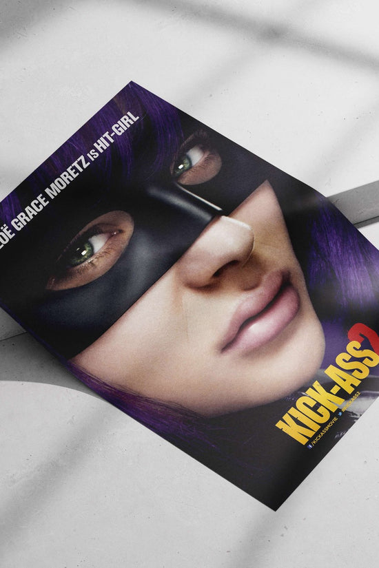 Chloe Grace Moretz as Hit-Girl from the Kick-Ass 2 franchise Main Subject: Chloe Grace Moretz as Hit-Girl from the Kick-Ass