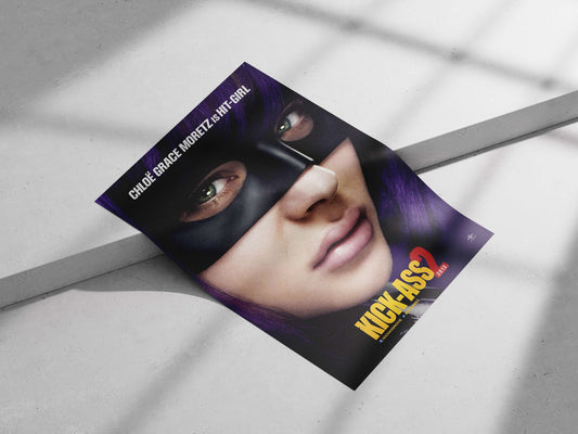 Chloe Grace Moretz as Hit-Girl from the Kick-Ass 2 franchise Main Subject: Chloe Grace Moretz as Hit-Girl from the Kick-Ass