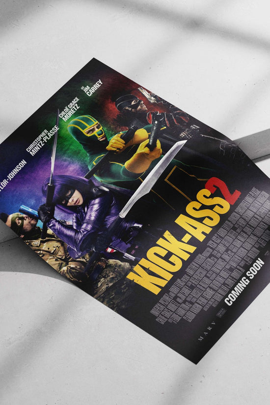 Kick-Ass 2 film franchise Main Subject: Kick-Ass 2 film franchise Matte poster print — Superhero wall art India | PosterBoizz