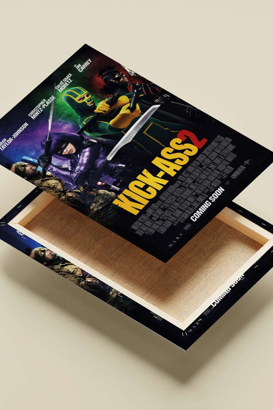 Kick-Ass 2 film franchise Main Subject: Kick-Ass 2 film franchise Canvas wall art — Superhero wall art India | PosterBoizz