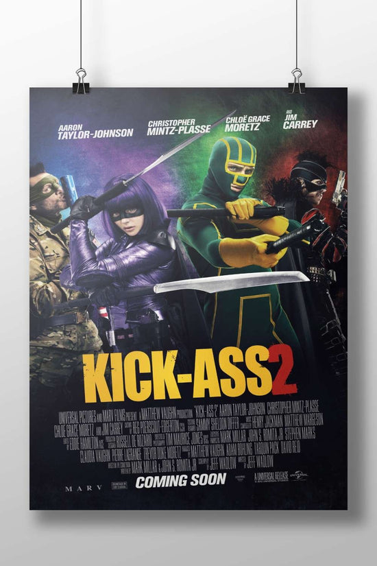 Kick-Ass 2 film franchise Main Subject: Kick-Ass 2 film franchise Matte BoizzBoard rigid print — Superhero wall art India |