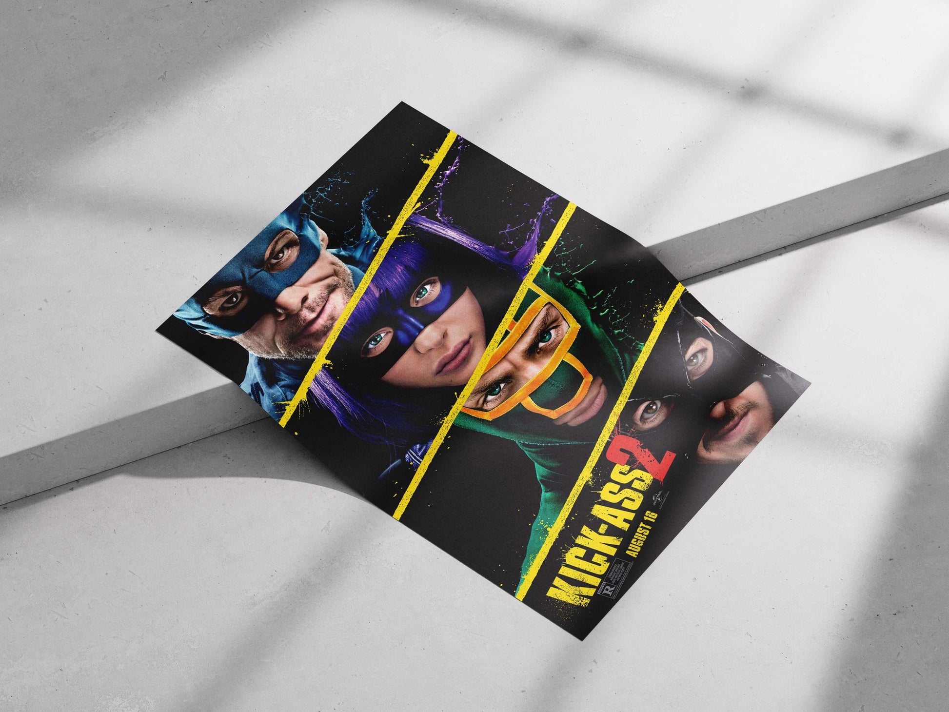 "Kick-Ass 2" (film) from the "Kick-Ass" franchise Main Subject: "Kick-Ass 2" (film) from the "Kick-Ass" franchise Matte