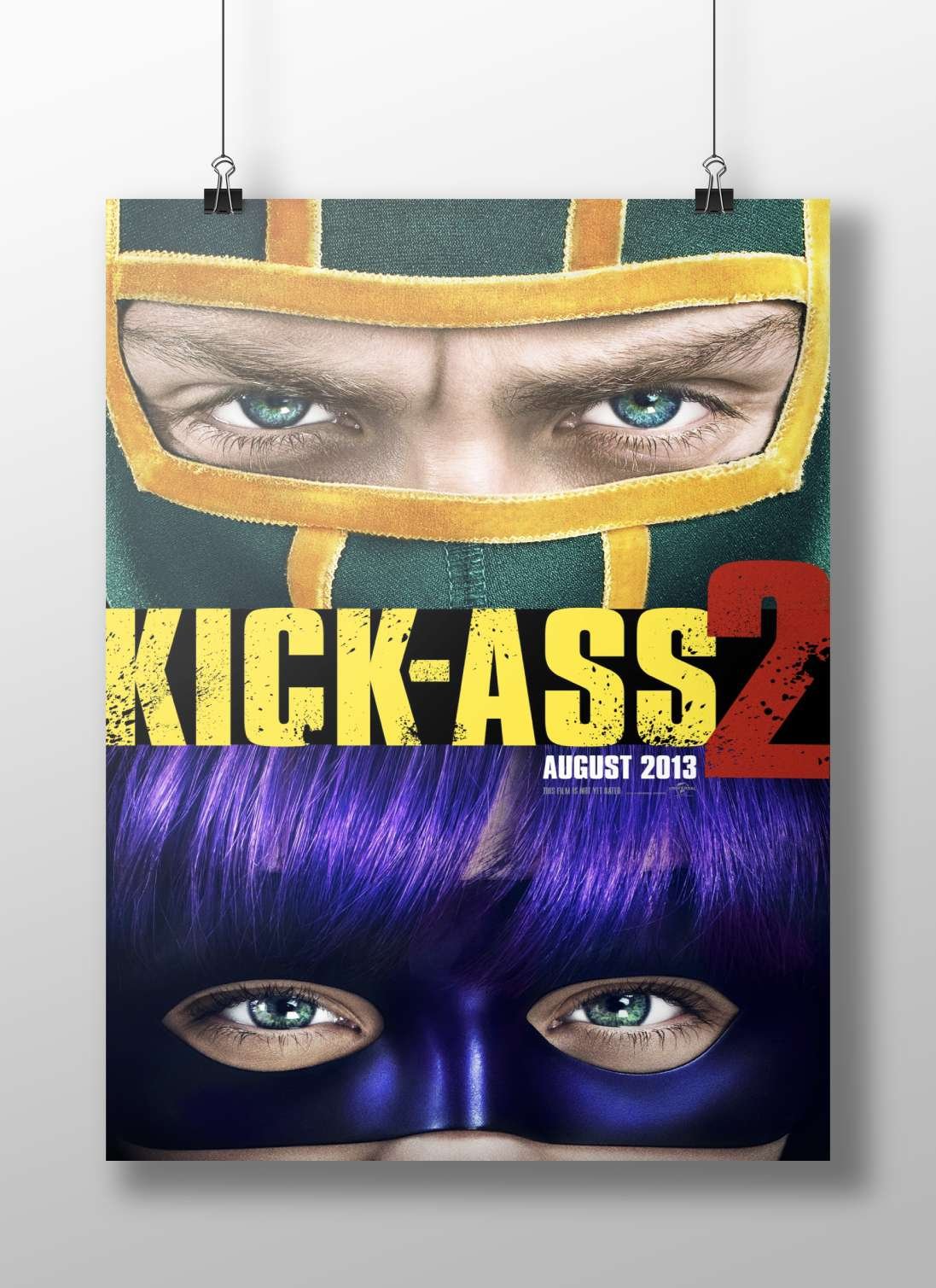 Kick-Ass 2 (film franchise) Main Subject: Kick-Ass 2 (film franchise) Matte BoizzBoard rigid print — Bollywood wall art