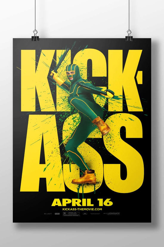 Kick-Ass (from the Kick-Ass franchise) Main Subject: Kick-Ass (from the Kick-Ass franchise) Matte BoizzBoard rigid print —