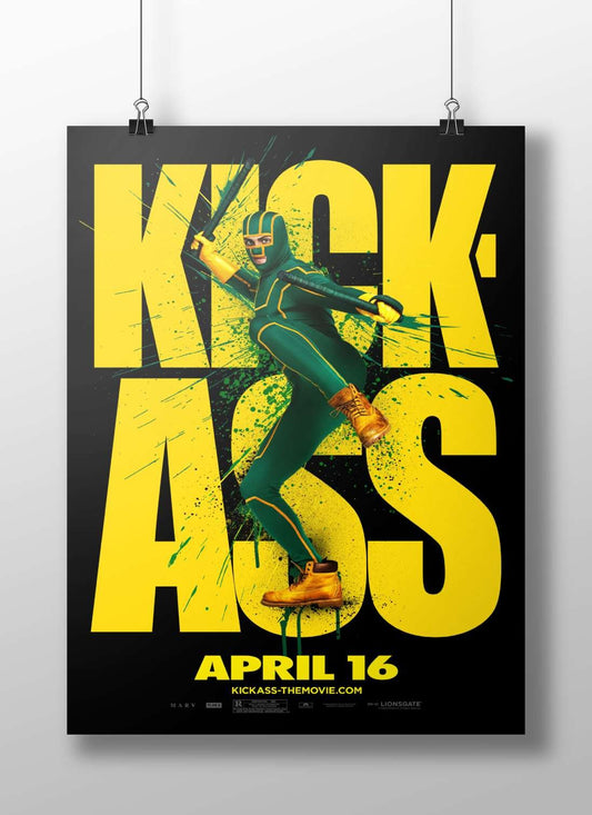 Kick-Ass (from the Kick-Ass franchise) Main Subject: Kick-Ass (from the Kick-Ass franchise) Matte BoizzBoard rigid print —