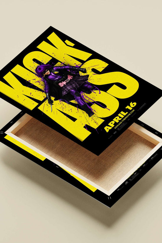 Hit-Girl (from the Kick-Ass franchise) Main Subject: Hit-Girl (from the Kick-Ass franchise) Canvas wall art — Superhero wall