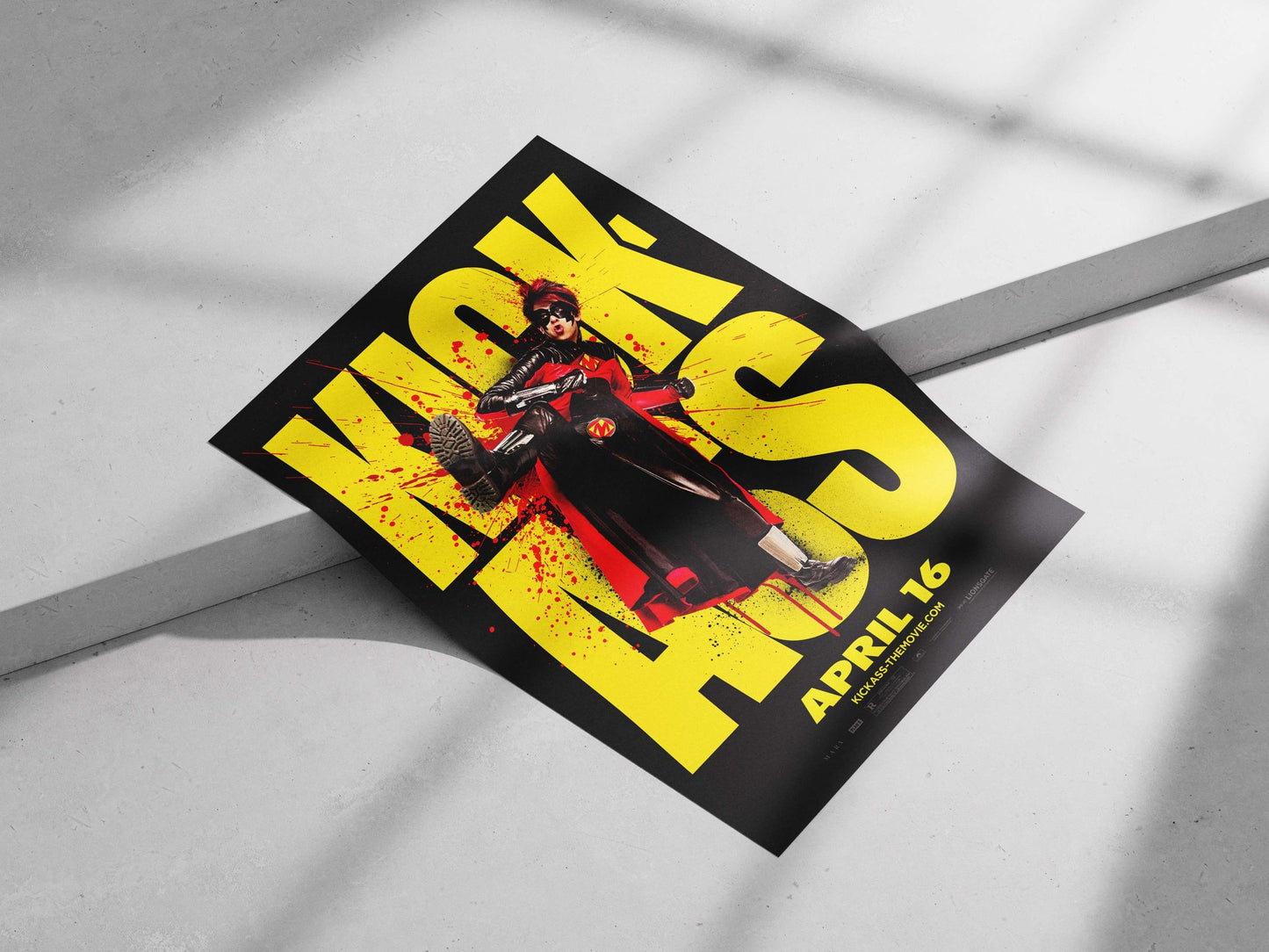 Kick-Ass franchise (2010 film) Main Subject: Kick-Ass franchise (2010 film) Matte poster print — Bollywood wall art India |