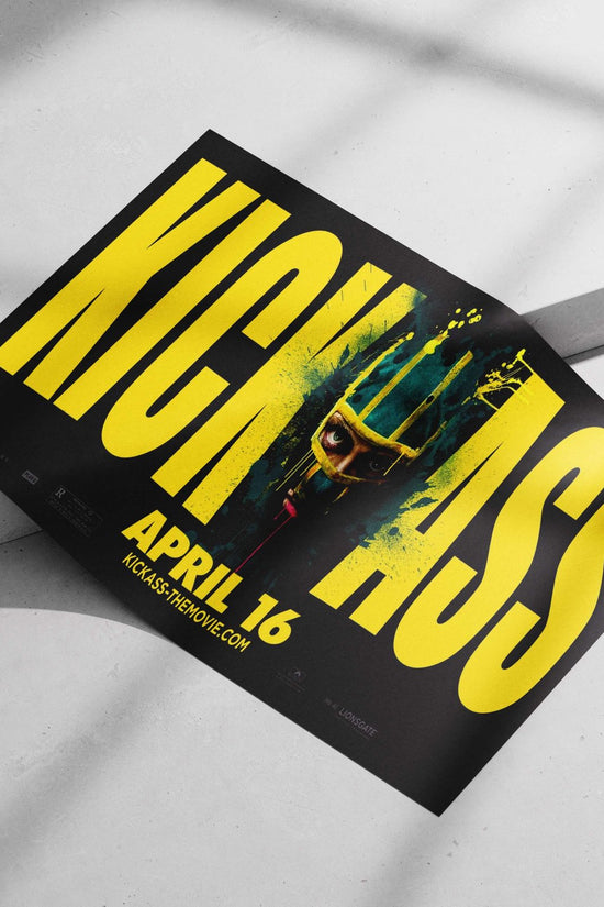 Kick-Ass (movie franchise) Main Subject: Kick-Ass (movie franchise) Matte poster print — Superhero wall art India |