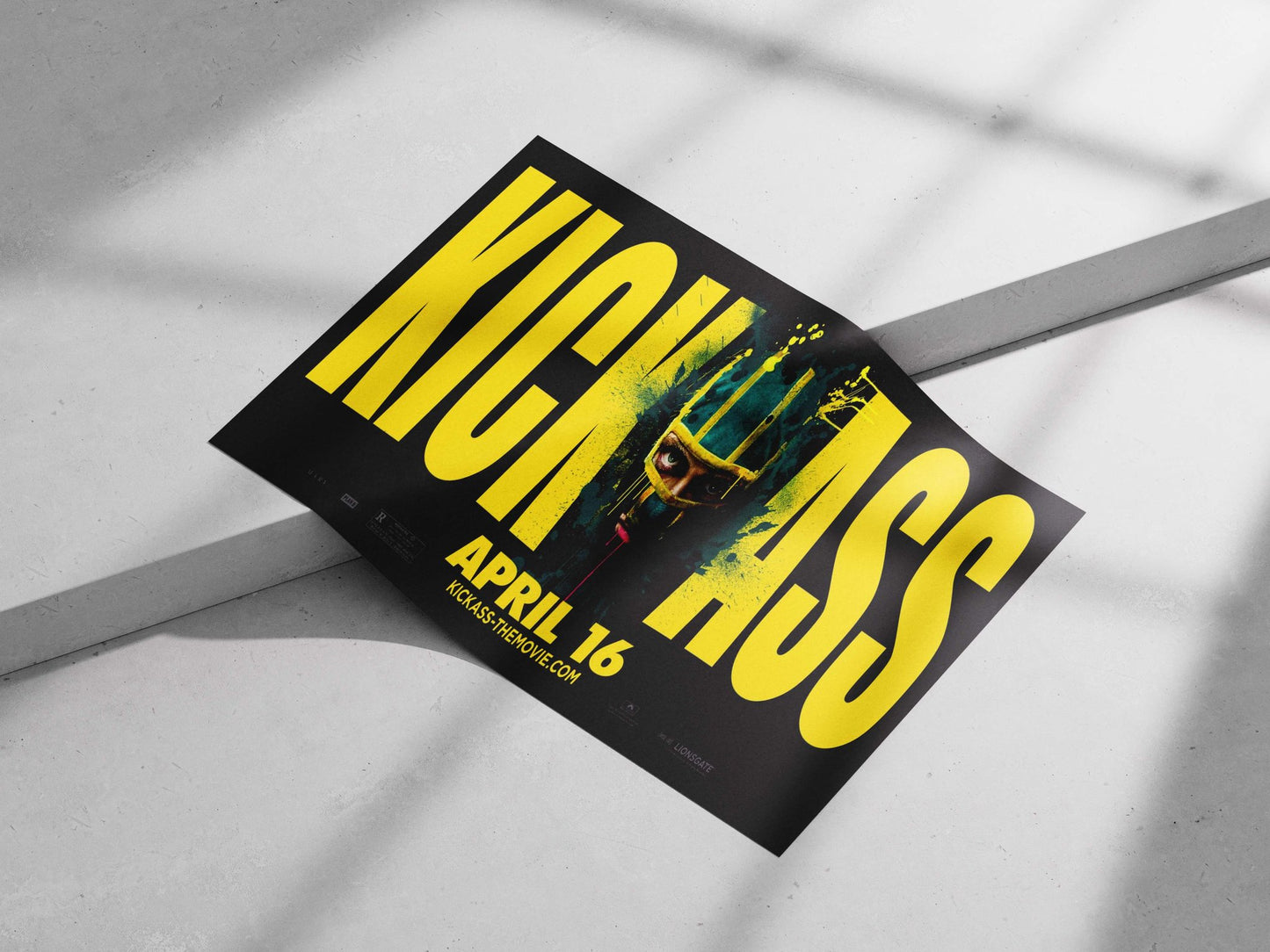 Kick-Ass (movie franchise) Main Subject: Kick-Ass (movie franchise) Matte poster print — Superhero wall art India |