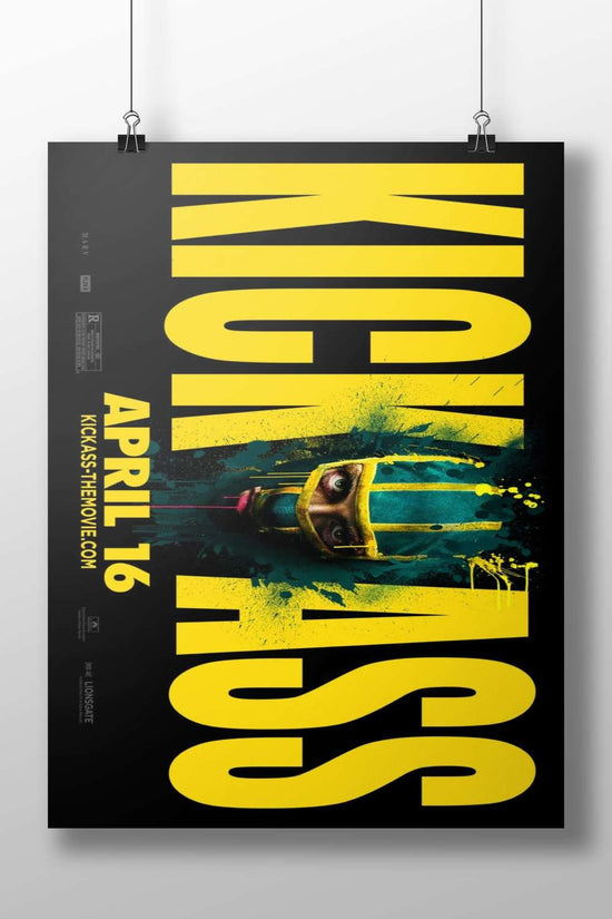 Kick-Ass (movie franchise) Main Subject: Kick-Ass (movie franchise) Matte BoizzBoard rigid print — Superhero wall art India