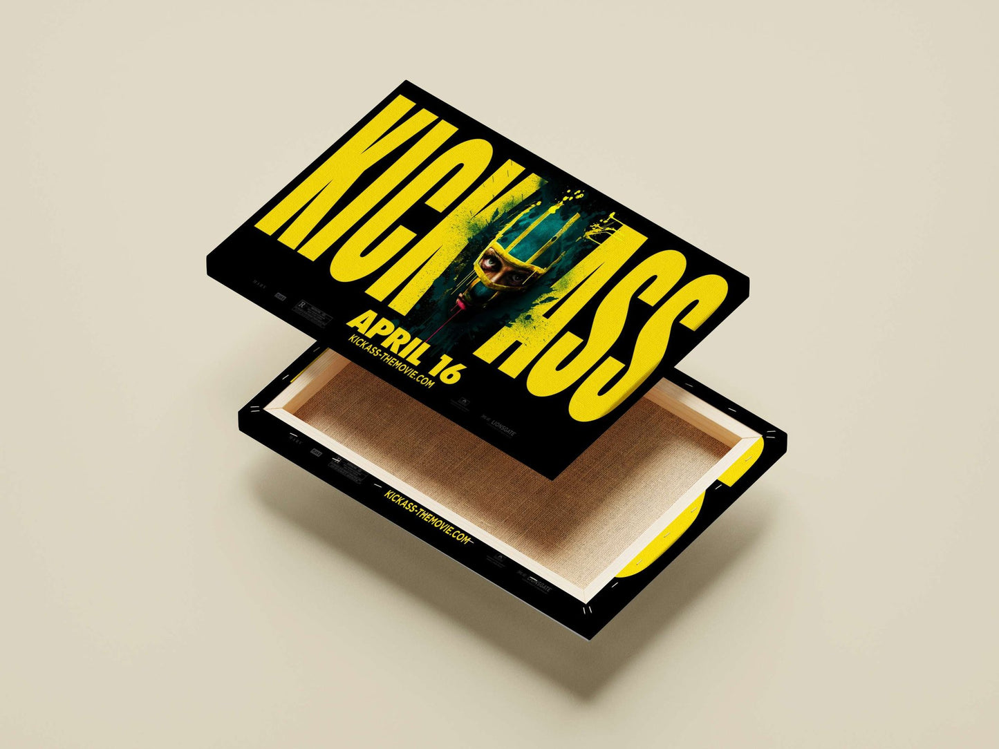 Kick-Ass (movie franchise) Main Subject: Kick-Ass (movie franchise) Canvas wall art — Superhero wall art India | PosterBoizz