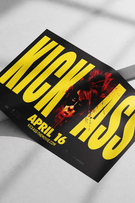 Kick-Ass Main Subject: Kick-Ass Matte poster print — Superhero wall art India | PosterBoizz