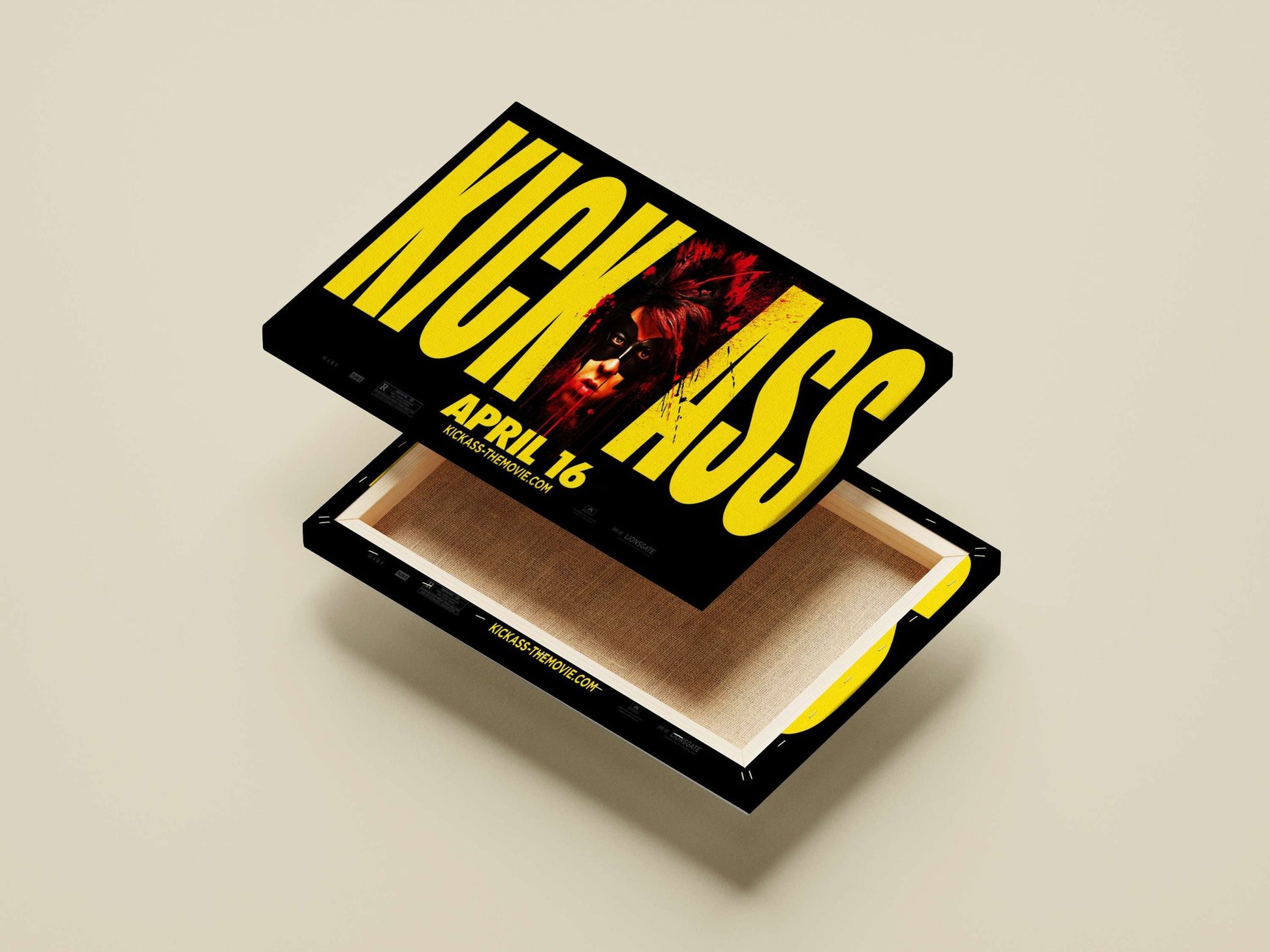 Kick-Ass Main Subject: Kick-Ass Canvas wall art — Superhero wall art India | PosterBoizz