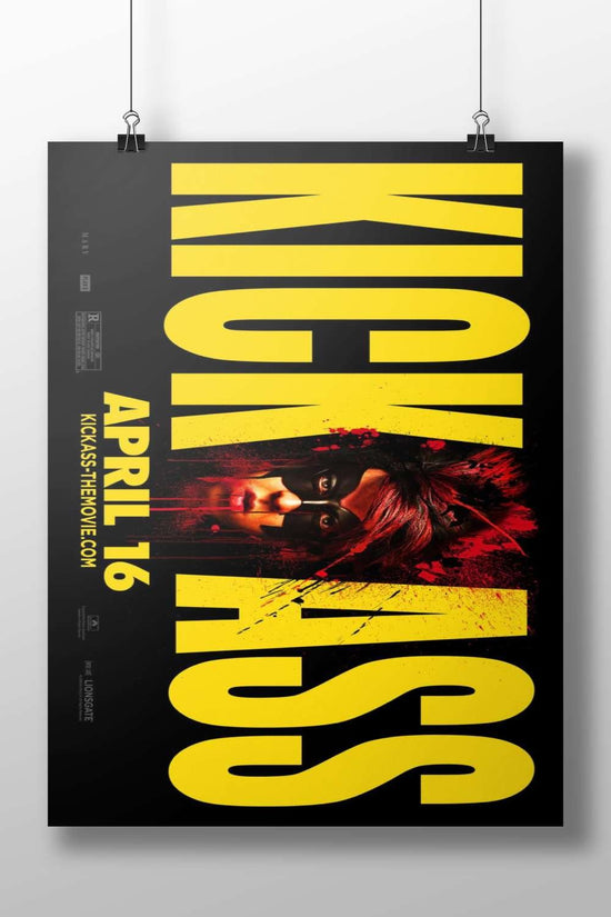 Kick-Ass Main Subject: Kick-Ass Matte BoizzBoard rigid print — Superhero wall art India | PosterBoizz