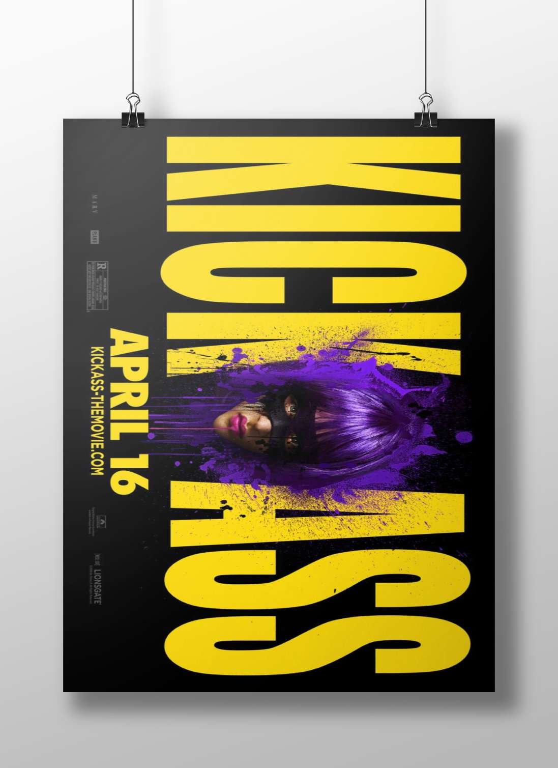 Kick-Ass (film franchise) Main Subject: Kick-Ass (film franchise) Matte BoizzBoard rigid print — Bollywood wall art India |