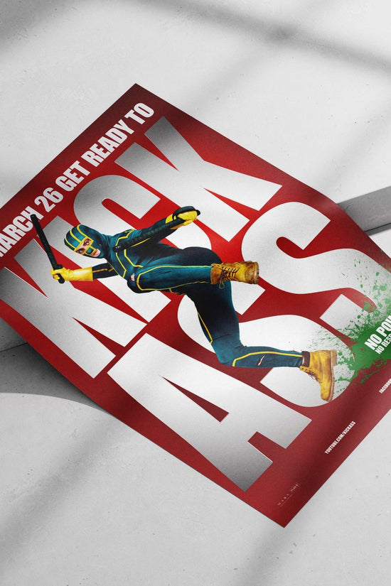 Kick-Ass (character from the Kick-Ass franchise) Main Subject: Kick-Ass (character from the Kick-Ass franchise) Matte poster