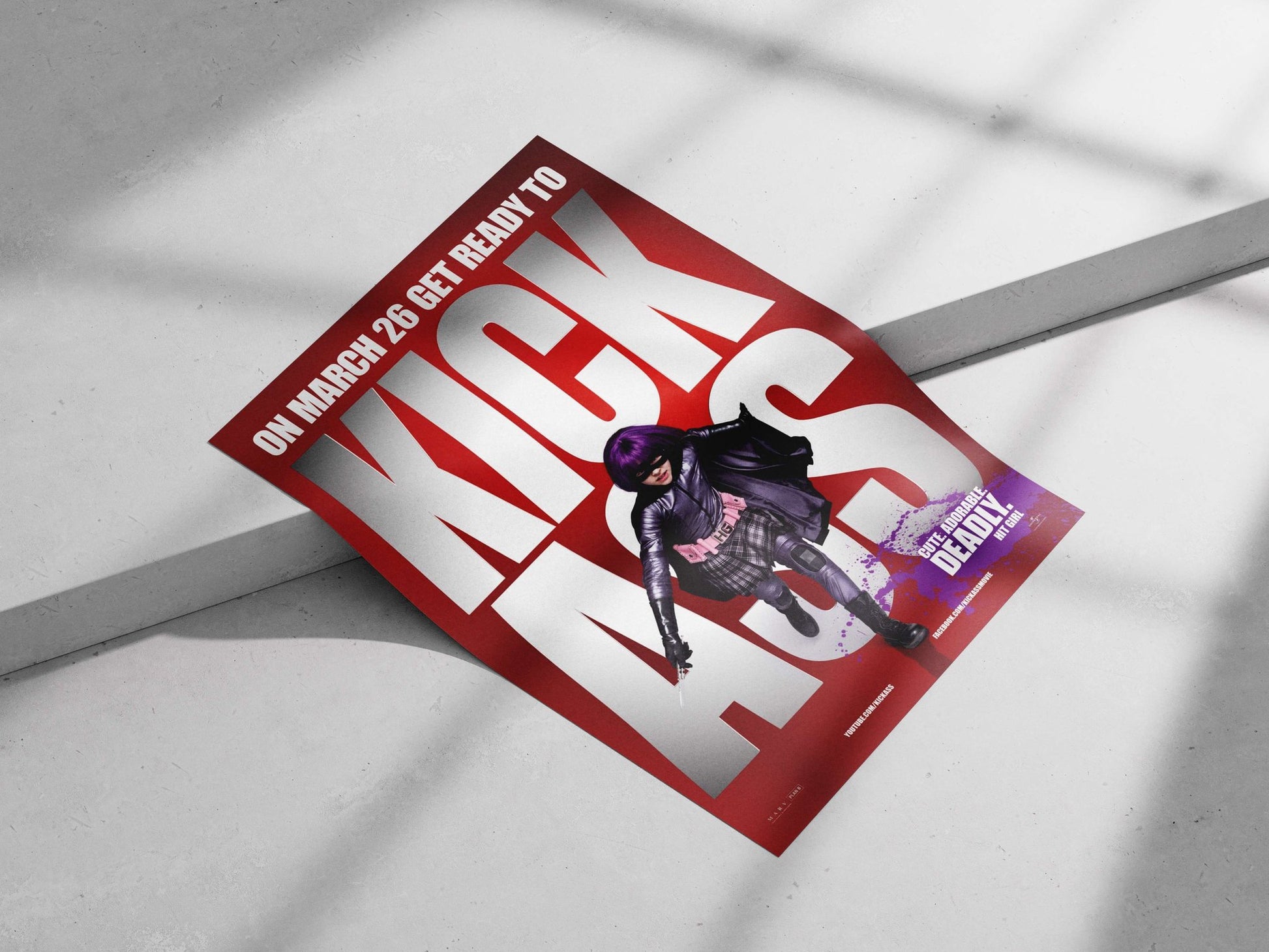 Hit Girl (character from the Kick-Ass franchise) Main Subject: Hit Girl (character from the Kick-Ass franchise) Matte poster