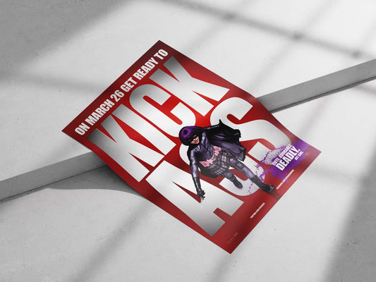 Hit Girl (character from the Kick-Ass franchise) Main Subject: Hit Girl (character from the Kick-Ass franchise) Matte poster