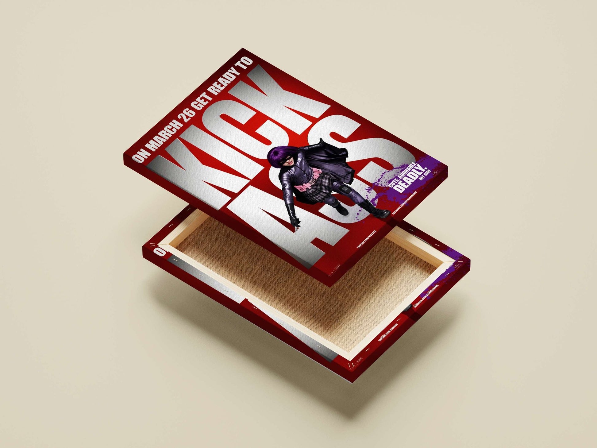 Hit Girl (character from the Kick-Ass franchise) Main Subject: Hit Girl (character from the Kick-Ass franchise) Canvas wall