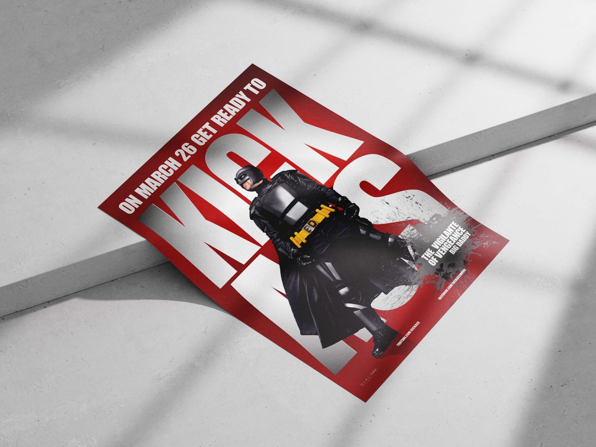 Kick-Ass (specifically the character "Big Daddy" from the *Kick-Ass* franchise) Main Subject: Kick-Ass (specifically the