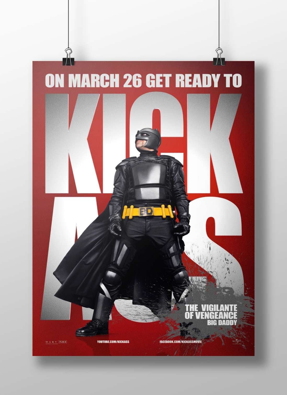 Kick-Ass (specifically the character "Big Daddy" from the *Kick-Ass* franchise) Main Subject: Kick-Ass (specifically the