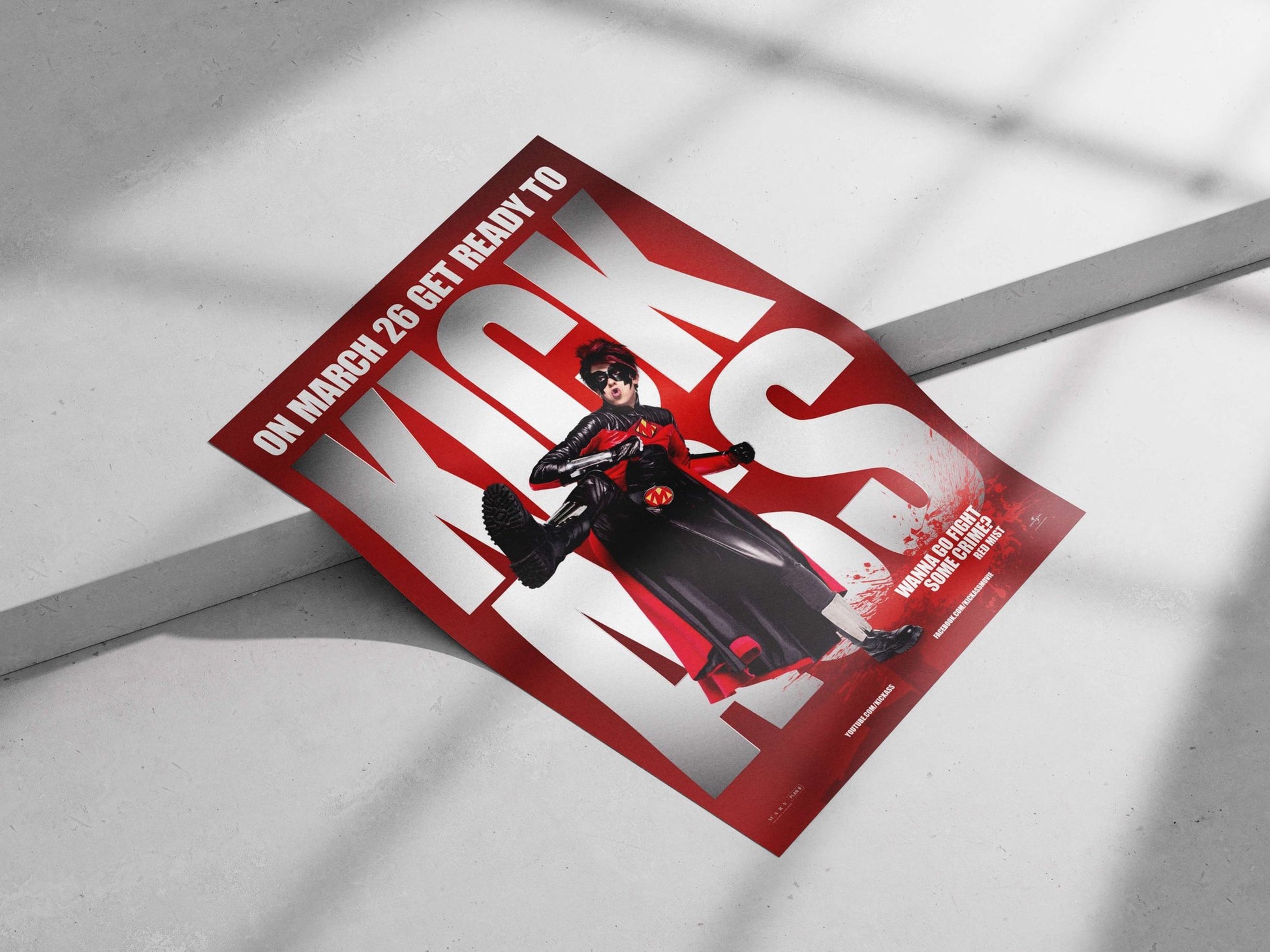 Red Mist (character from Kick-Ass franchise) Main Subject: Red Mist (character from Kick-Ass franchise) Matte poster print —