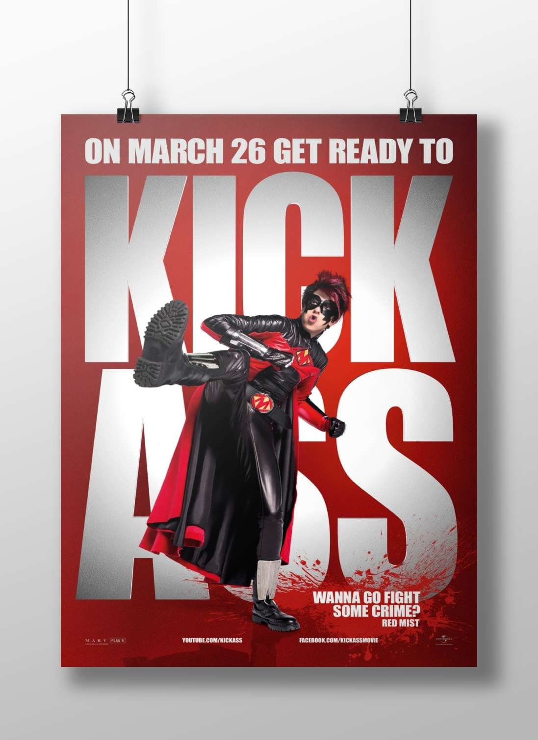 Red Mist (character from Kick-Ass franchise) Main Subject: Red Mist (character from Kick-Ass franchise) Matte BoizzBoard