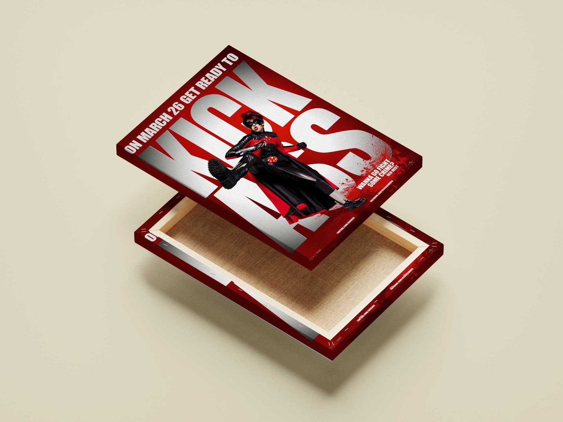 Red Mist (character from Kick-Ass franchise) Main Subject: Red Mist (character from Kick-Ass franchise) Canvas wall art —