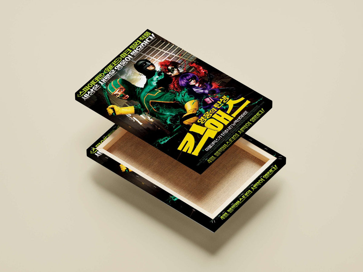 Kick-Ass (Dave Lizewski), Red Mist, and Hit-Girl from the "Kick-Ass" film franchise Main Subject: Kick-Ass (Dave Lizewski),