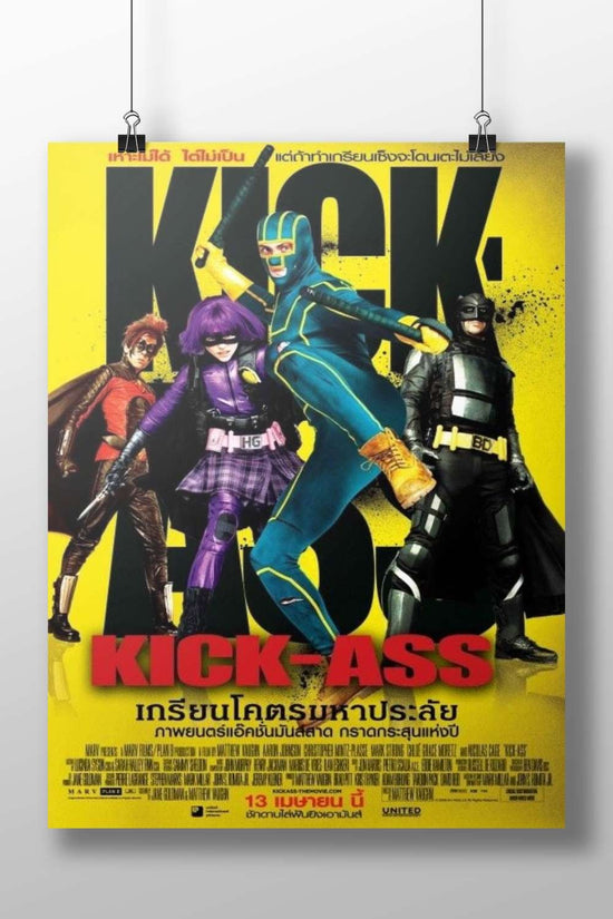The "Kick-Ass" film franchise Main Subject: The "Kick-Ass" film franchise Matte BoizzBoard rigid print — Hollywood wall art