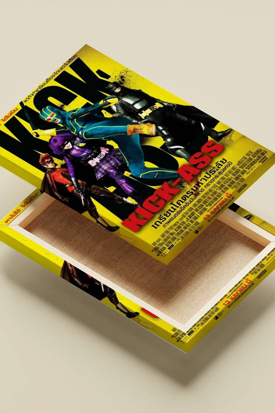 The "Kick-Ass" film franchise Main Subject: The "Kick-Ass" film franchise Canvas wall art — Hollywood wall art India |