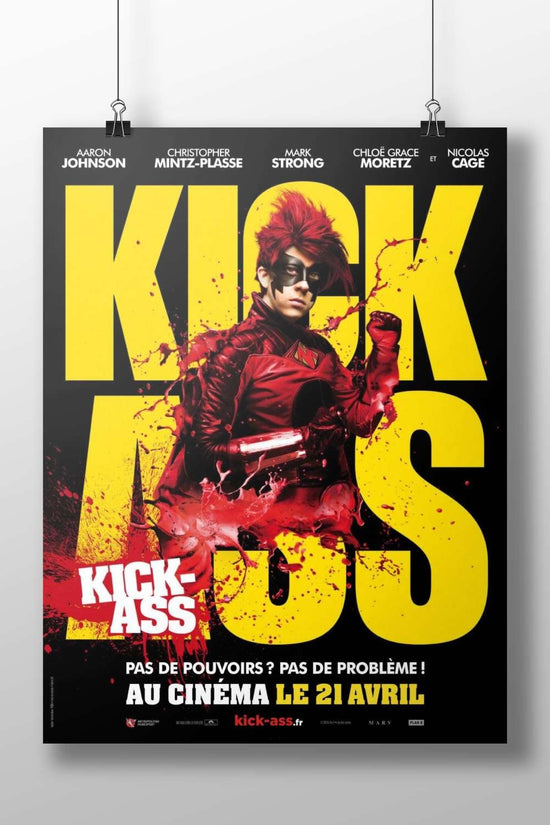 Kick-Ass franchise character (Aaron Johnson as the protagonist) Main Subject: Kick-Ass franchise character (Aaron Johnson as