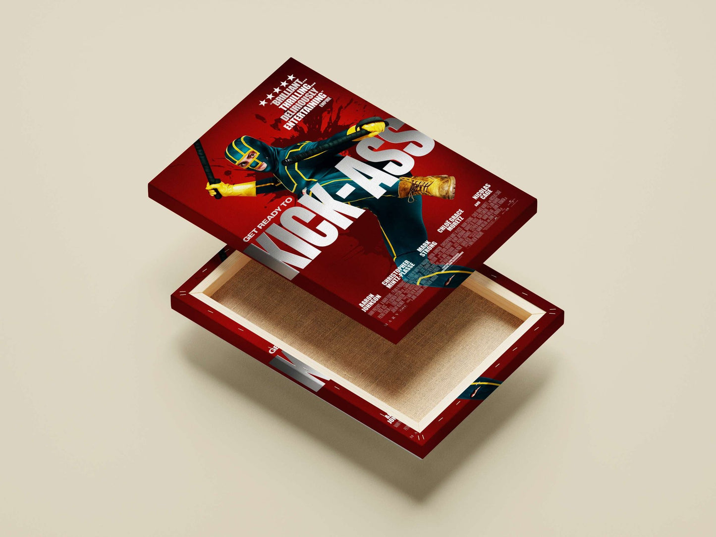 Kick-Ass (character from the movie franchise) Main Subject: Kick-Ass (character from the movie franchise) Canvas wall art —