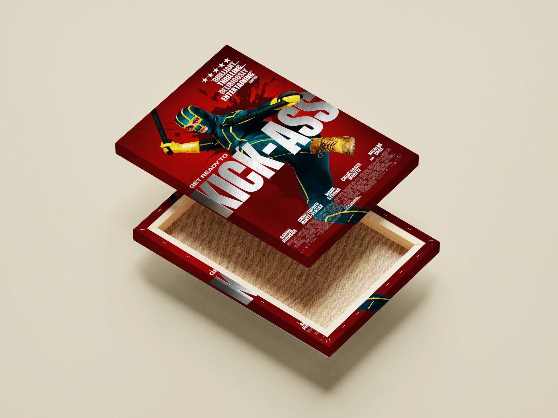 Kick-Ass (character from the movie franchise) Main Subject: Kick-Ass (character from the movie franchise) Canvas wall art —