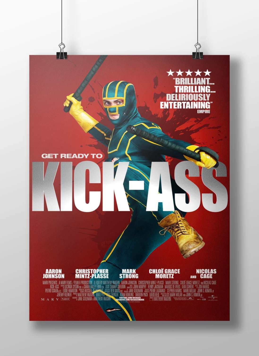 Kick-Ass (character from the movie franchise) Main Subject: Kick-Ass (character from the movie franchise) Matte BoizzBoard