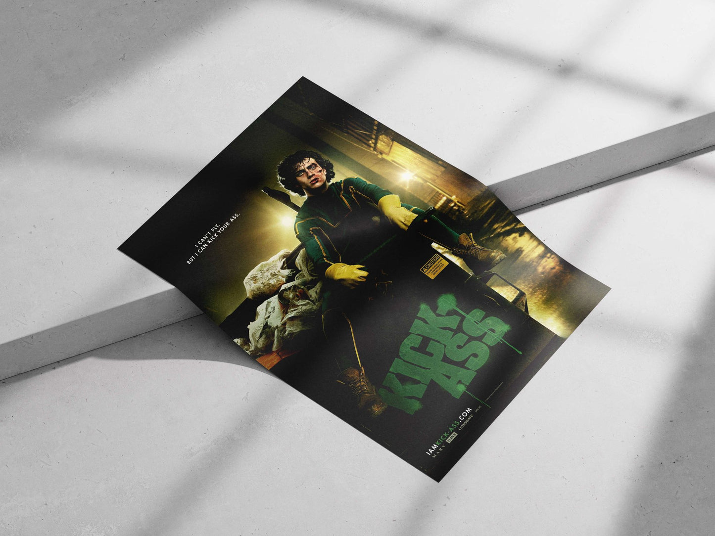 Dave Lizewski from the Kick-Ass franchise Main Subject: Dave Lizewski from the Kick-Ass franchise Matte poster print —
