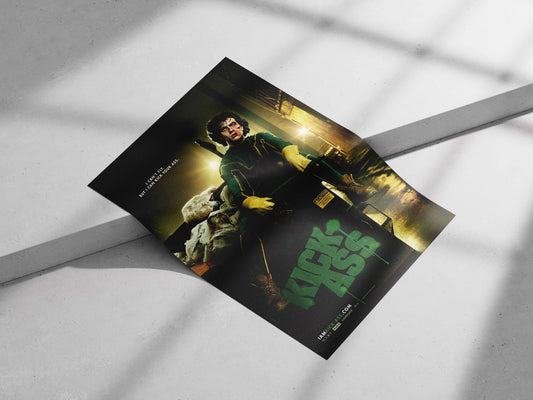 Dave Lizewski from the Kick-Ass franchise Main Subject: Dave Lizewski from the Kick-Ass franchise Matte poster print —