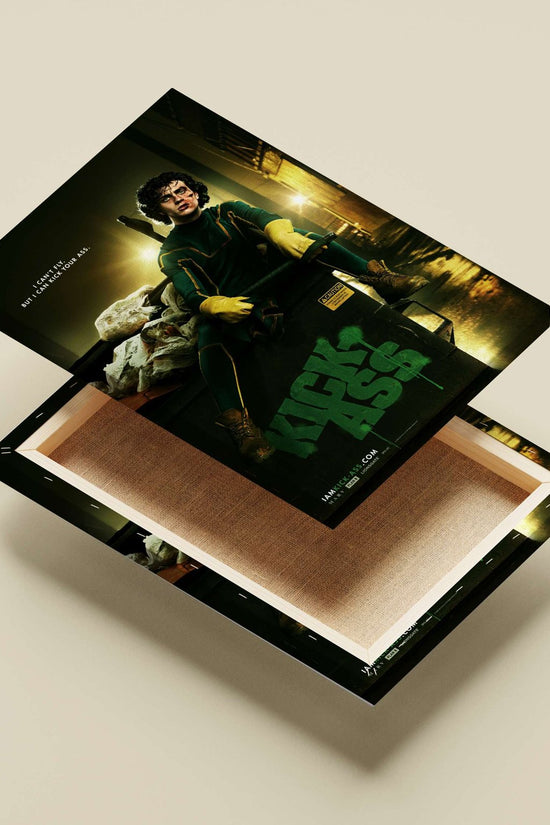 Dave Lizewski from the Kick-Ass franchise Main Subject: Dave Lizewski from the Kick-Ass franchise Canvas wall art —