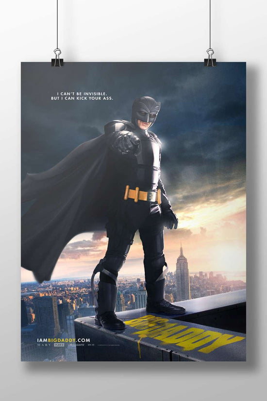 Big Daddy, the superhero character from the film franchise "Big Daddy" (2000s movie). Main Subject: Big Daddy, the superhero