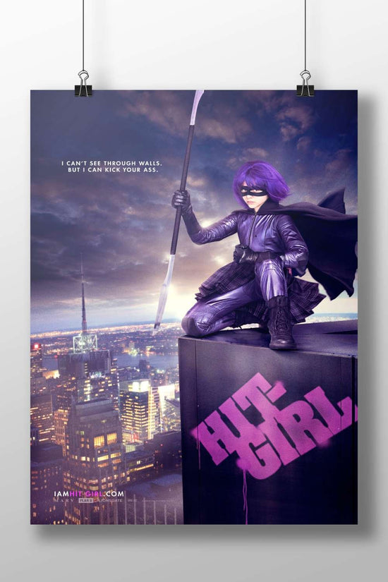 Hit-Girl (from the Kick-Ass franchise) Main Subject: Hit-Girl (from the Kick-Ass franchise) Matte BoizzBoard rigid print —
