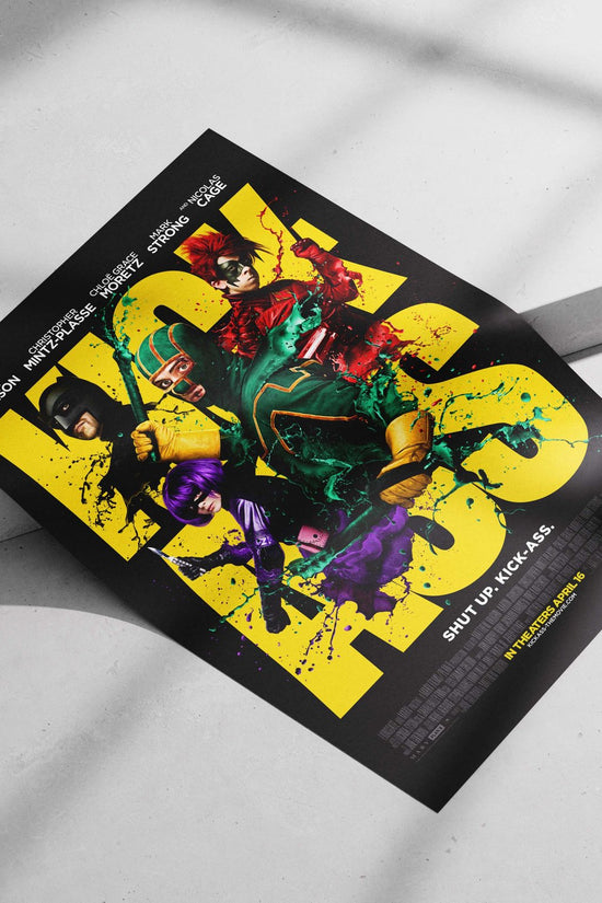 Kick-Ass franchise (2010 film) Main Subject: Kick-Ass franchise (2010 film) Matte poster print — Bollywood wall art India |