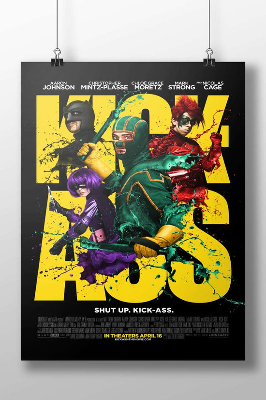 Kick-Ass franchise (2010 film) Main Subject: Kick-Ass franchise (2010 film) Matte BoizzBoard rigid print — Bollywood wall