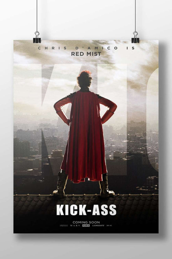 Chris D'Amico as Red Mist from Kick-Ass franchise Main Subject: Chris D'Amico as Red Mist from Kick-Ass franchise Matte