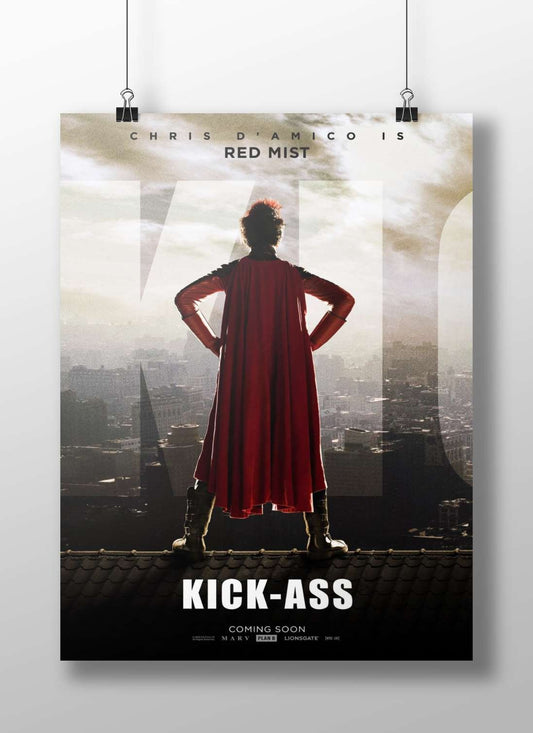 Chris D'Amico as Red Mist from Kick-Ass franchise Main Subject: Chris D'Amico as Red Mist from Kick-Ass franchise Matte