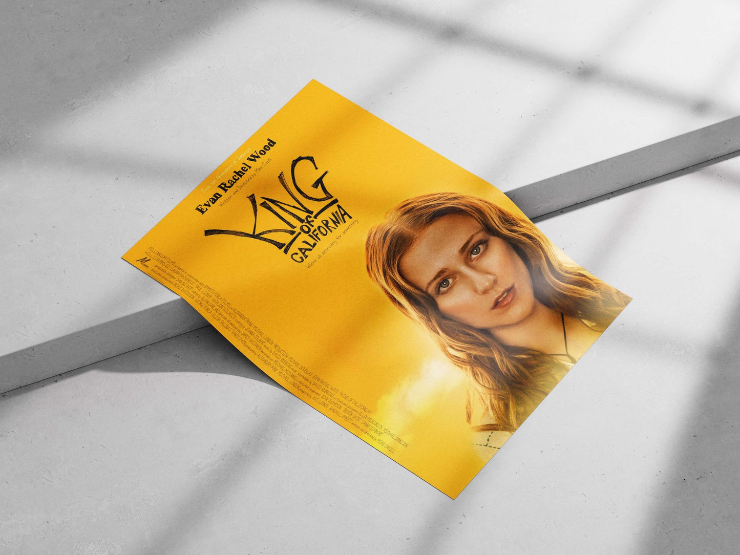 The film "King of California" starring Evan Rachel Wood. Main Subject: The film "King of California" starring Evan Rachel