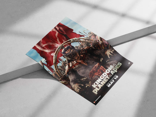 Kingdom of the Planet of the Apes Main Subject: Kingdom of the Planet of the Apes Matte poster print — Anime wall art India