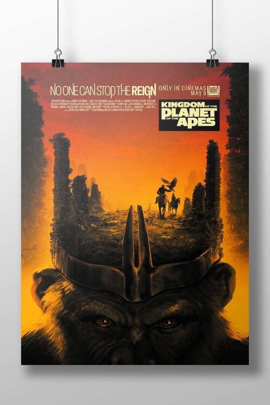 Kingdom of the Planet of the Apes Main Subject: Kingdom of the Planet of the Apes Matte BoizzBoard rigid print — Bollywood