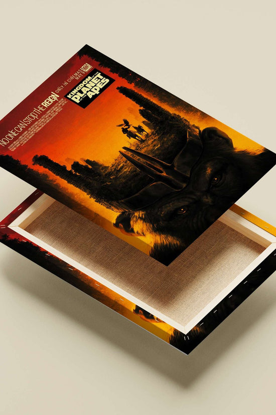 Kingdom of the Planet of the Apes Main Subject: Kingdom of the Planet of the Apes Canvas wall art — Bollywood wall art India